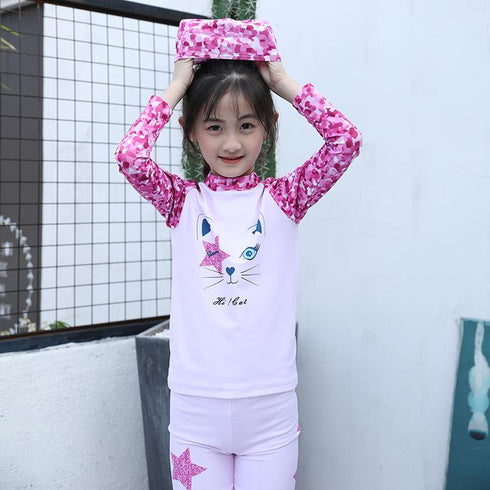 Long Sleeve Sunscreen Swimsuit